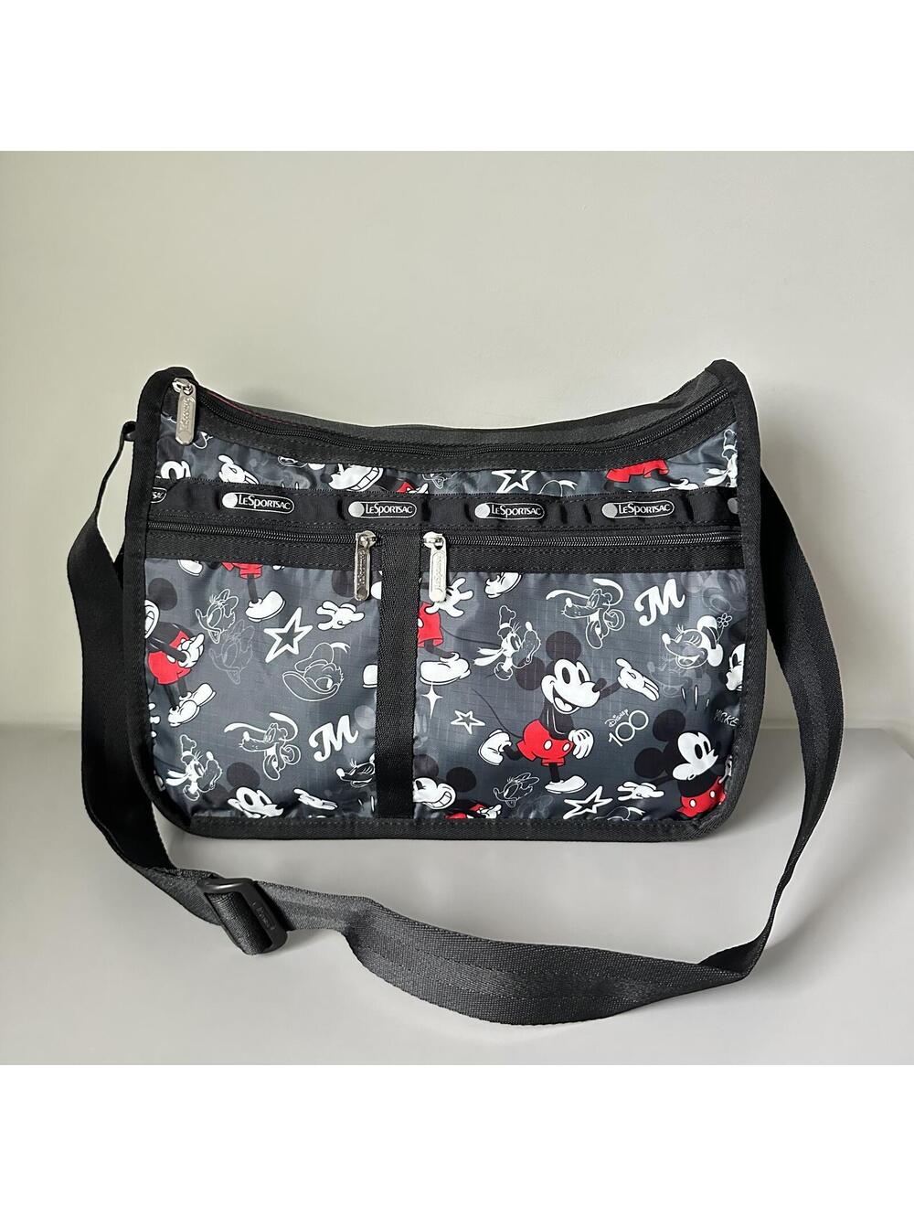 Lesportsac Disney Mickey Large Deluxe Everyday Bag NWT